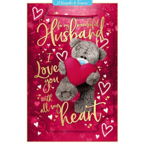 For my wonderful husband valentines card